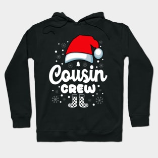 Christmas Family Cousin Santa Hat Hoodie